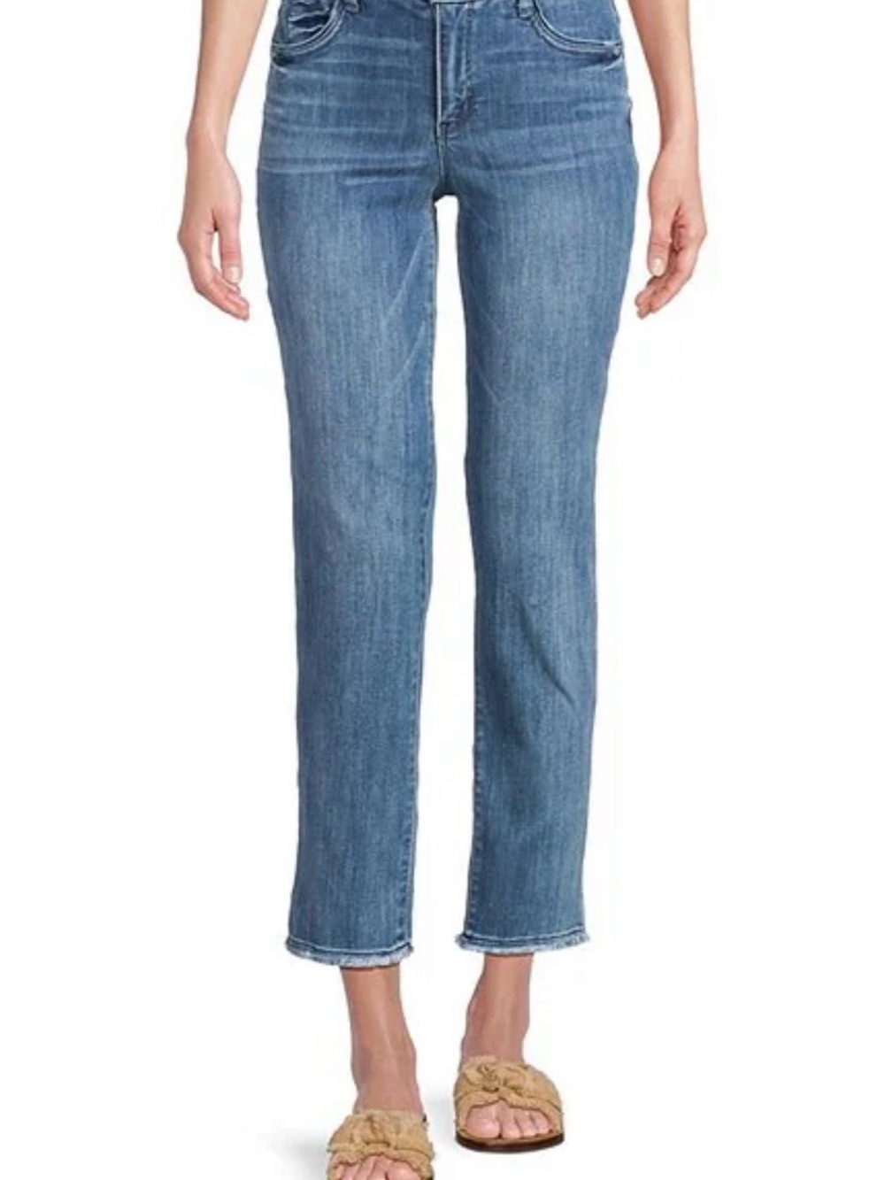 Democracy Ab Solution Classic Straight-Leg Blue Women's Jeans